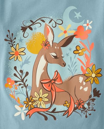 The Children's Place Girls' Unicorns,Sports,Butterflies Long Sleeve Graphic T-Shirts,2 Pack2