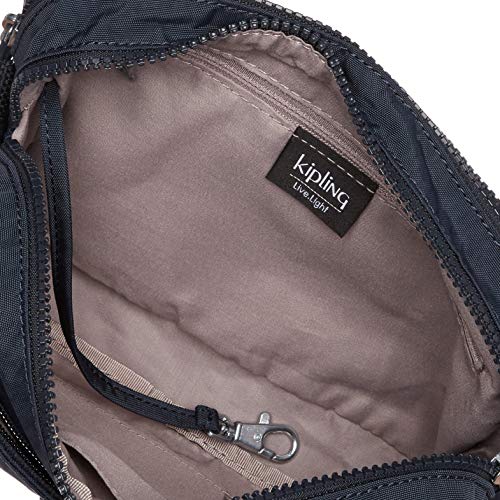 Image of Kipling Women's Abanu Medium Crossbody Bag, Lightweight, Adjustable Nylon Waist Pack with Multi-Compartment Zip Pockets