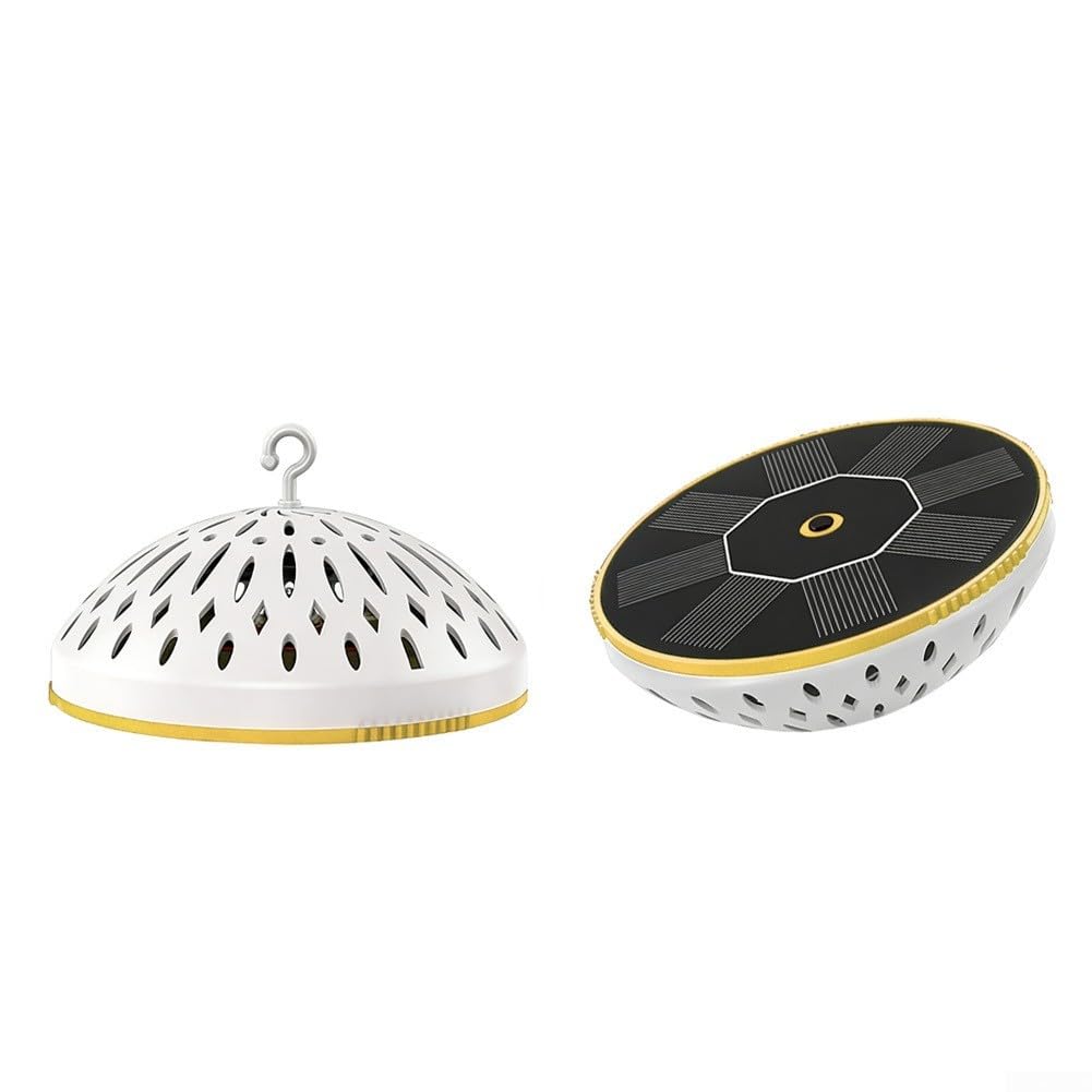 Luz flotante de piscina con energía solar, LED multicolor con 3 niveles de brillo, IPX8 impermeable lámpara exterior para patio (2 piezas amarillas)