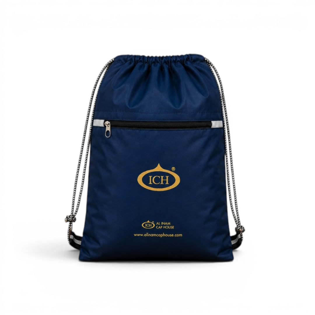 ICH Premium Multipurpose Travel Bag Model No. (H-03) | Lightweight, Durable & Water-Resistant Bag | Footwear Organizer | Reusable & Easy to Carry | Ideal for Travel, Hajj, Umrah, Daily Use (Blue)-picture-55