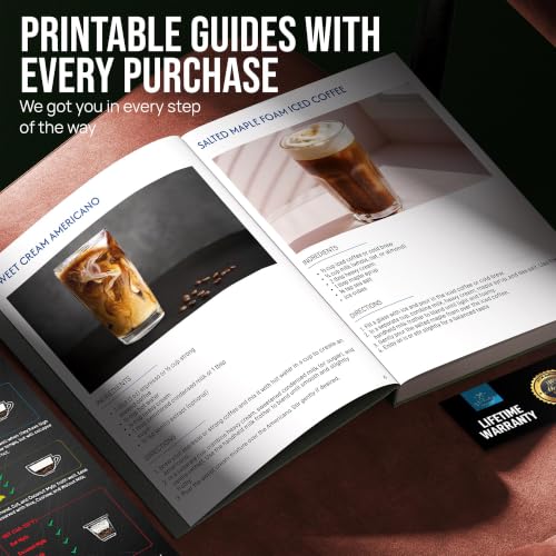 Image of Zulay Kitchen Powerful Milk Frother Wand With Duracell Batteries - Ultra Fast Handheld Drink Mixer - Electric Whisk Foam Maker for Coffee, Lattes, Cappuccino & Matcha - Z1 Motor - Exec Black Copper