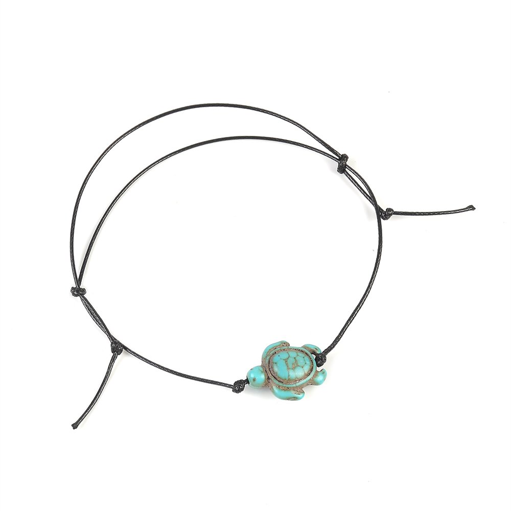Fabula by OOMPH Jewellery Girls/Womens Black Multi Layer Antique Turquoise Oxidized Silver Metal and Cubic Zirconia Crystal Beads Bohemian Fashion Anklet (ASN14R1) (B07JVJD7CX) Amazon Price History, Amazon Price Tracker