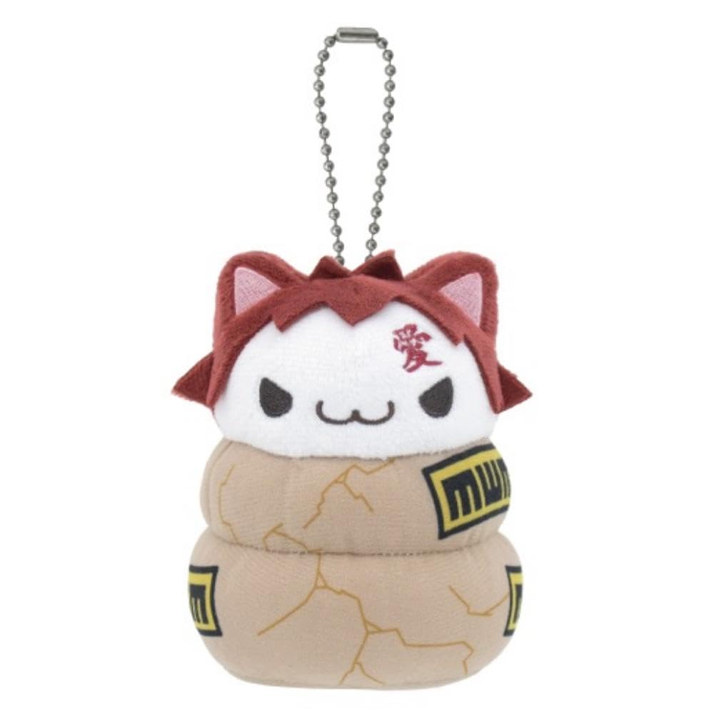 Bandai Namco Nui Naruto Chibi Plush Mascot x MEGA CAT PROJECT Nyaruto! Gaara 259