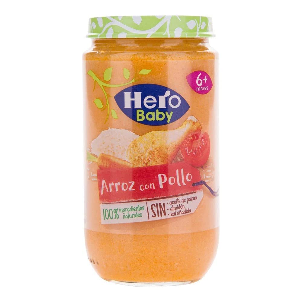 Tarrito Hero Arroz Con Pollo Tierno 235gr (+​6meses)