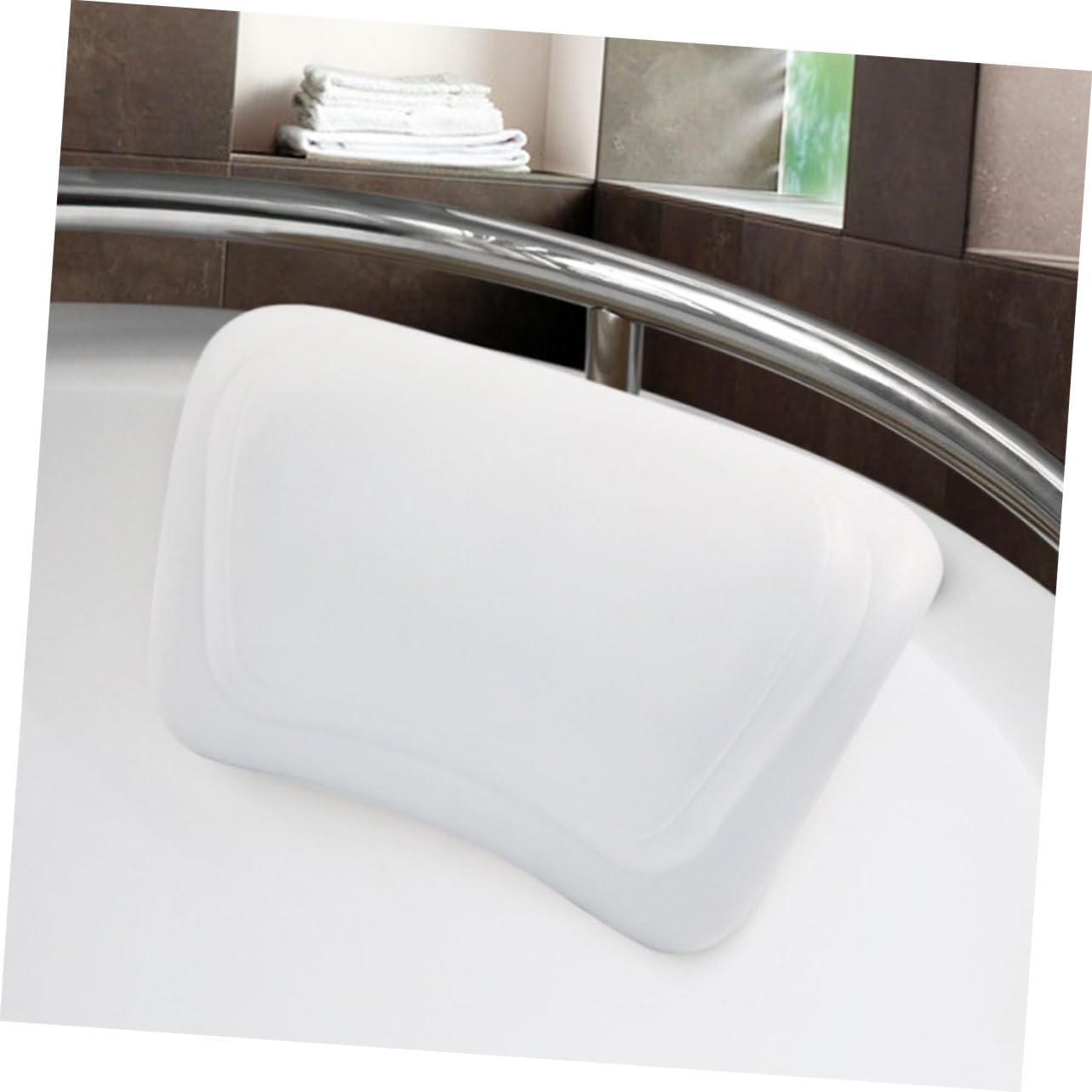 Anneome Cuscino Bagno in PU con Ventose Morbido e Resistente per Relax in Adulti e Adatto Tutte Dimensioni e Tipi Vasche