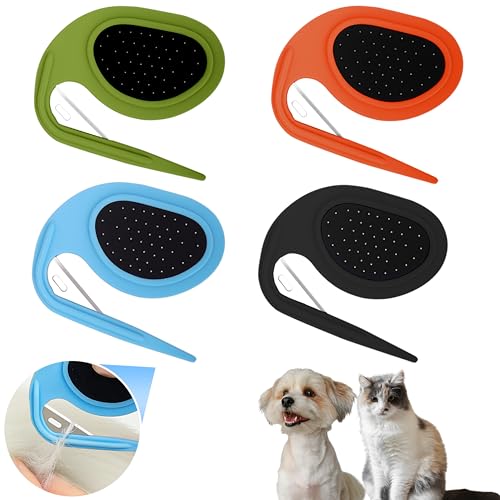 4Pcs Cat Dematting Comb Set