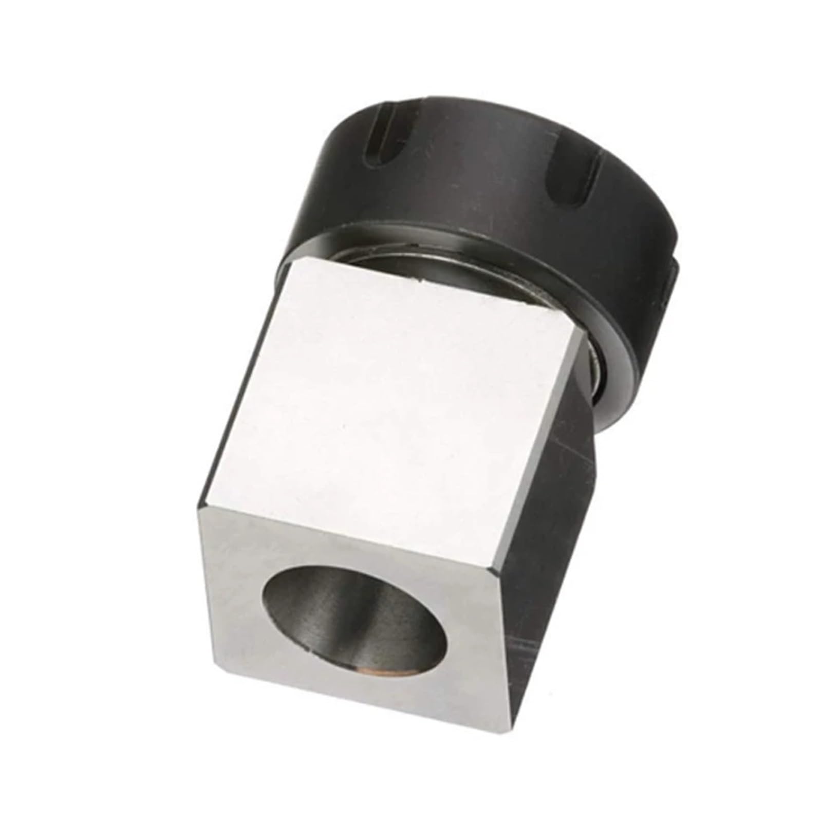 ER32 Collet Block, ER Collet Block 1 Pc ER25 ER32 ER40 Square Hex Collet Chuck Bracket CNC Machining Engraving(Er40,Square)