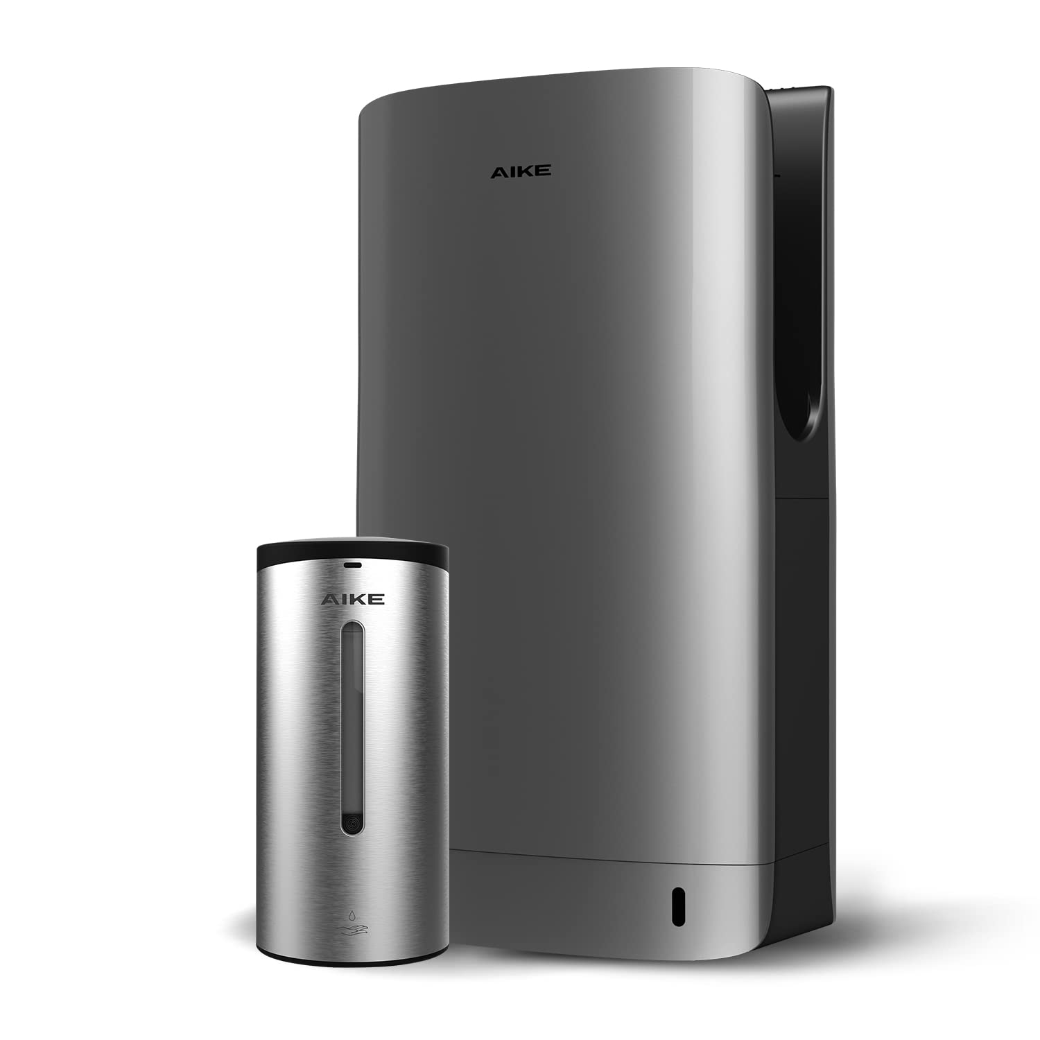 AIKE Vertical Hand Dryer and Soap Dispenser Bundle, Model AK2065 & AK1205