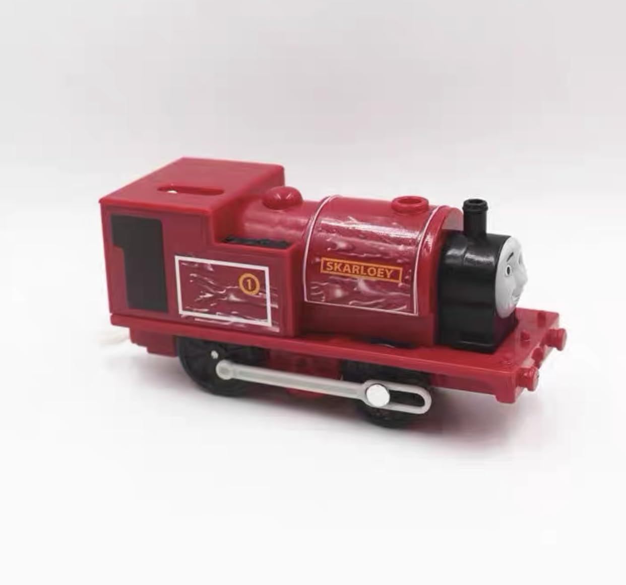 wltk Motorized Red SKarloey Train Engine Toy Set, Battery-Powered Train’s Friend Toy Set ，Toddlers Train Toys for Age 3 4 5 6 7 8 Kids Boys Girls (Red SKarloey)
