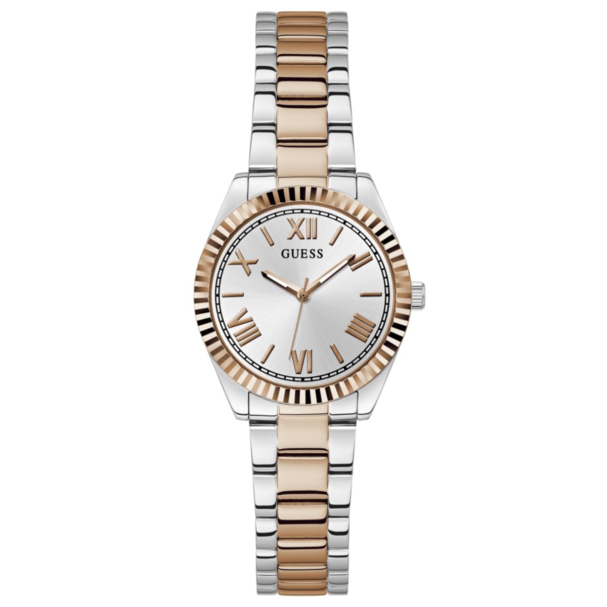 Guess Quartz Silver Dial Willow Stainless Steel Mesh Bracelet Watch For Women - W0836L2 main image 0