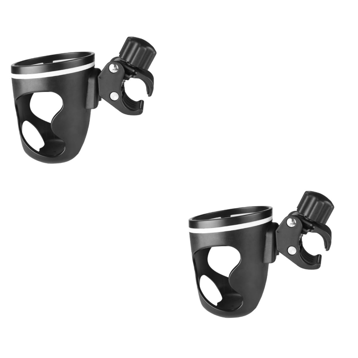 Toyvian 2pezzi Supporto Per Bicicletta e Passeggino Porta Bottiglie Con Rotazione Adatto Per Bottiglie Di Nero