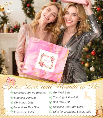 Birthday Gifts Basket for Women Mom Her Sister Grandma, Get Well Self Care - Image 2