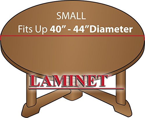 Laminet - Elite Elastic Edged Print Table Pad - Mosaic Blue - Small Round - Fits Tables Up To 44" Diameter - The Ultimate Protection For Your Table!!! #TOP4