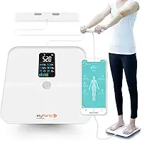 Balança Bioimpedância Smart Display 8 Sensores com Display VA WF04 Balança Digital Corporal Banheiro Fitdays com Homologação Anatel