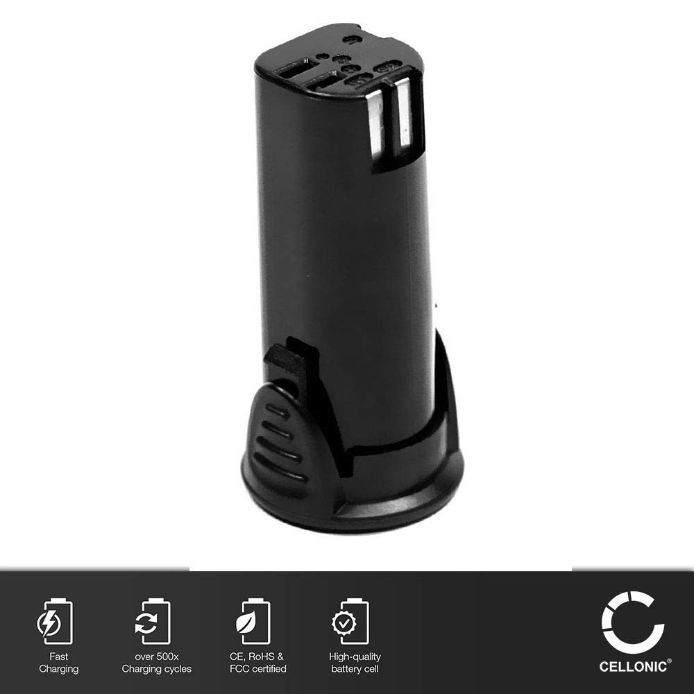 Trade-Shop 2in1 Set: Li-Ion Akku 3,6V 2500mAh + Ladegerät Für Panasonic EY3610, ABB Stotz & Mehr