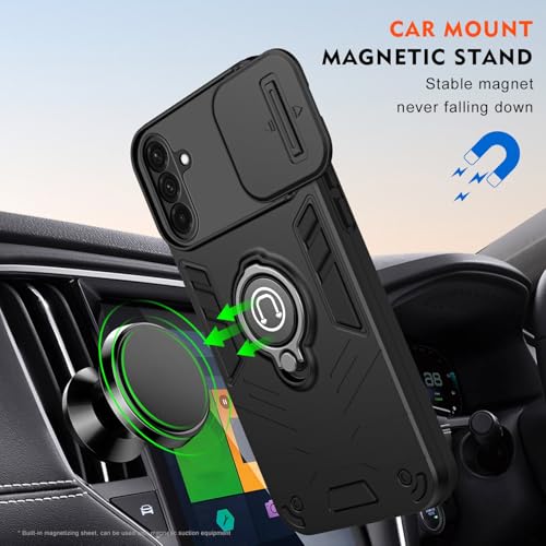 Coque Samsung A36 avec béquille protection caméra antichoc rigide - 3