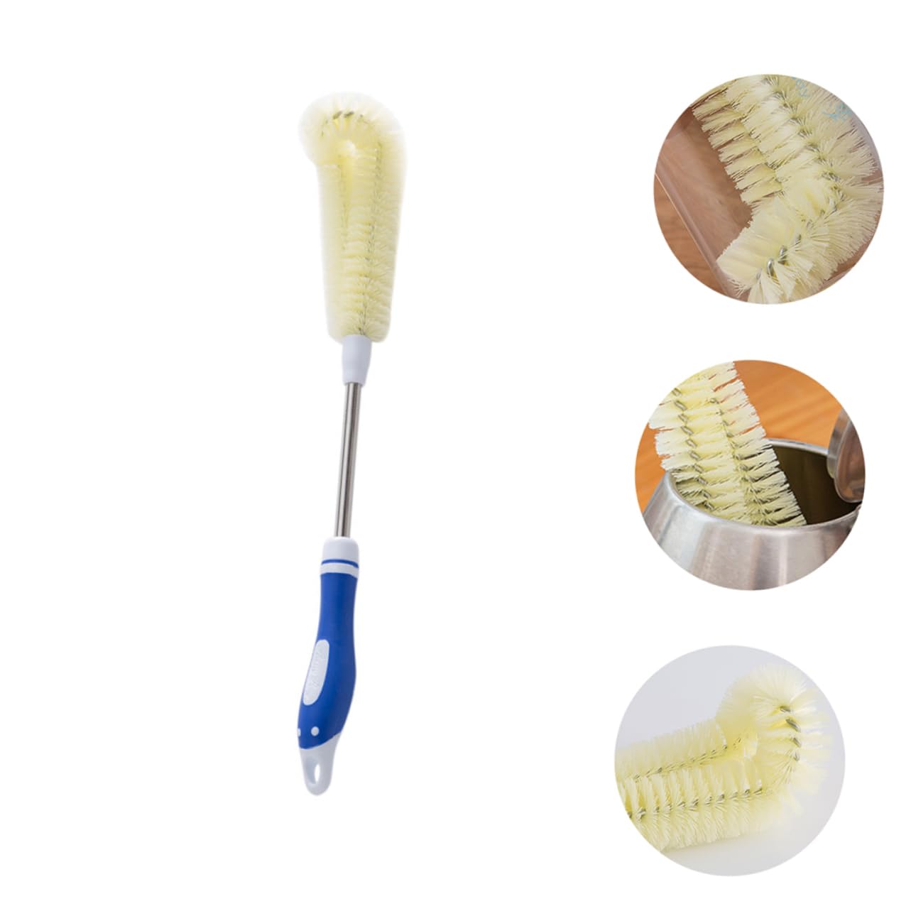 Gogogmee 1pc Long Handle Cleaning Cup Brush Limpiador De Biberones De Kitchen Scrub Cleaner Flexible Cleaner Brush Cleaning Bottle Brush Bottle Brush Bottle Brush Nylon