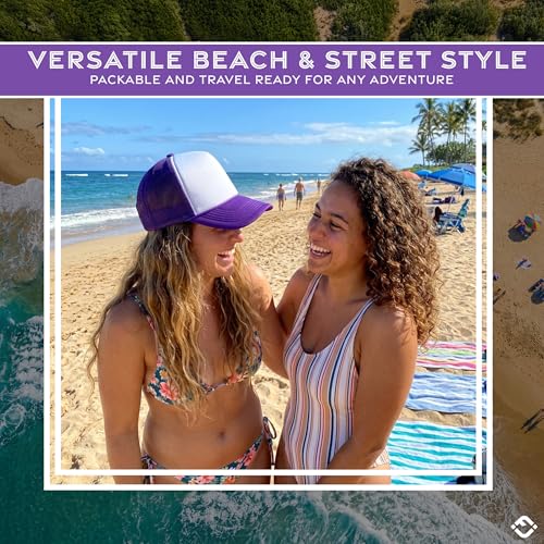 Image of Funky Junque Blank Mesh Foam Lightweight Snapback Trucker Hat | Lightweight Foam Trucker Hat with Breathable Mesh Back, Golf Beach and Street Style, Trendy Trucker Hats for Men