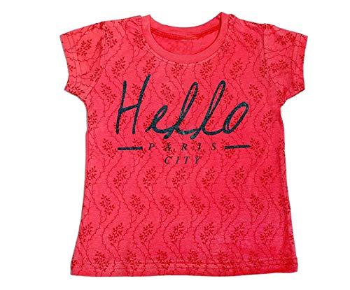 Image of Baby Girls Cotton Regular Fit Half Sleeves T-Shirt Pack of 3