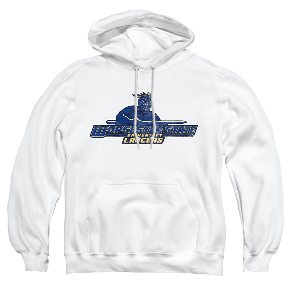 LOGOVISION Official Collegiate Distressed Primary Logo Adult Pullover Hoodie Collection — view 445