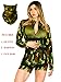 Beauty's Love Army Cutie Soldier Costume-Halloween Military Camo Romper Cosplay Costume for women (Medium)