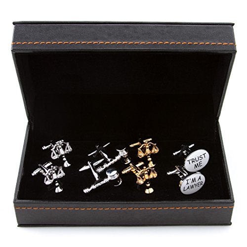 Mancuernillas MRCUFF Lawyer con caja de regalo miniatura 6