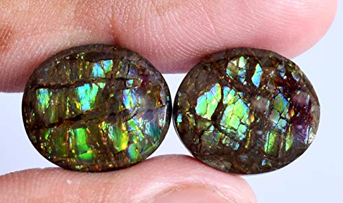 Cabochons ovales bleus 16x14mm pour création de bijoux