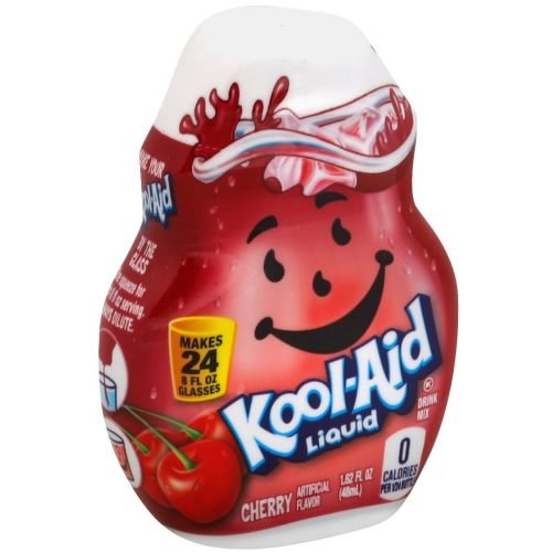 Kool Aid Cherry Liquid Drink Mix, 1.62 Fluid Ounce -- 12 per case.