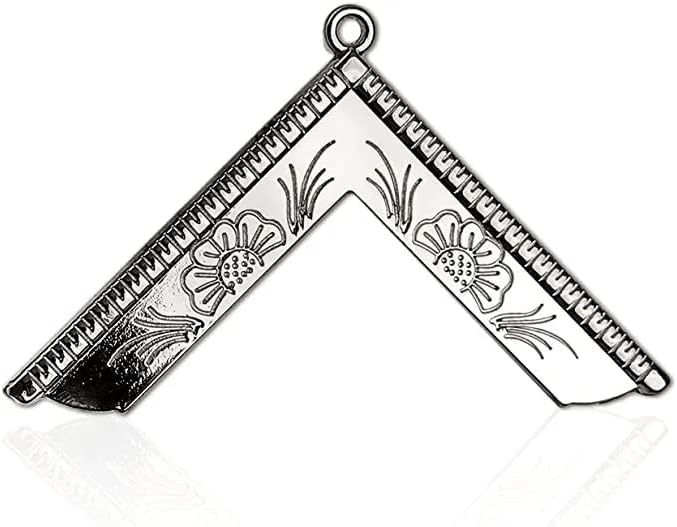 MASONIC BLUE LODGE OFFICER CHAIN COLLAR WITH WORSHIPFUL MASTER JEWEL