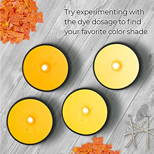 Image of Candle Shop - Yellow Color 2 oz- Dye Chips for Making Candles - Candle Wax Dye - A Great Choice of Colors