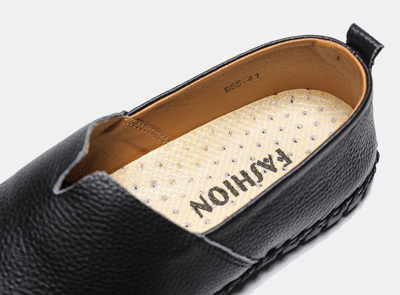 Men's Genuine Leather Loafers Slip-On Casual Dress Shoes,Soft Breathable Handcrafted Driving Shoes for Daily Wear 6