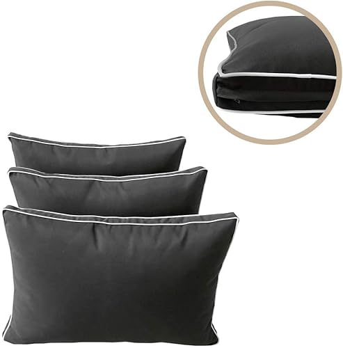 Miniatura 5 de DBM IMPORTS Style3 6 piezas de tubo de contraste sofá cama colchón almohada almohada ajustable funda de sábana bajera solo tamaño Queen AD003