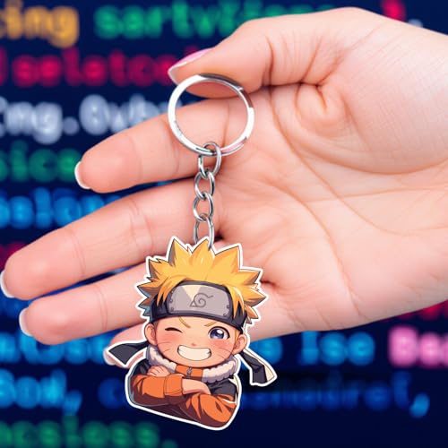 Image of Acrylic Anime & Cartoon Theme Keychain For Bike & Car | Birthday Return Gift For Kids | Gift For Girls & Boys