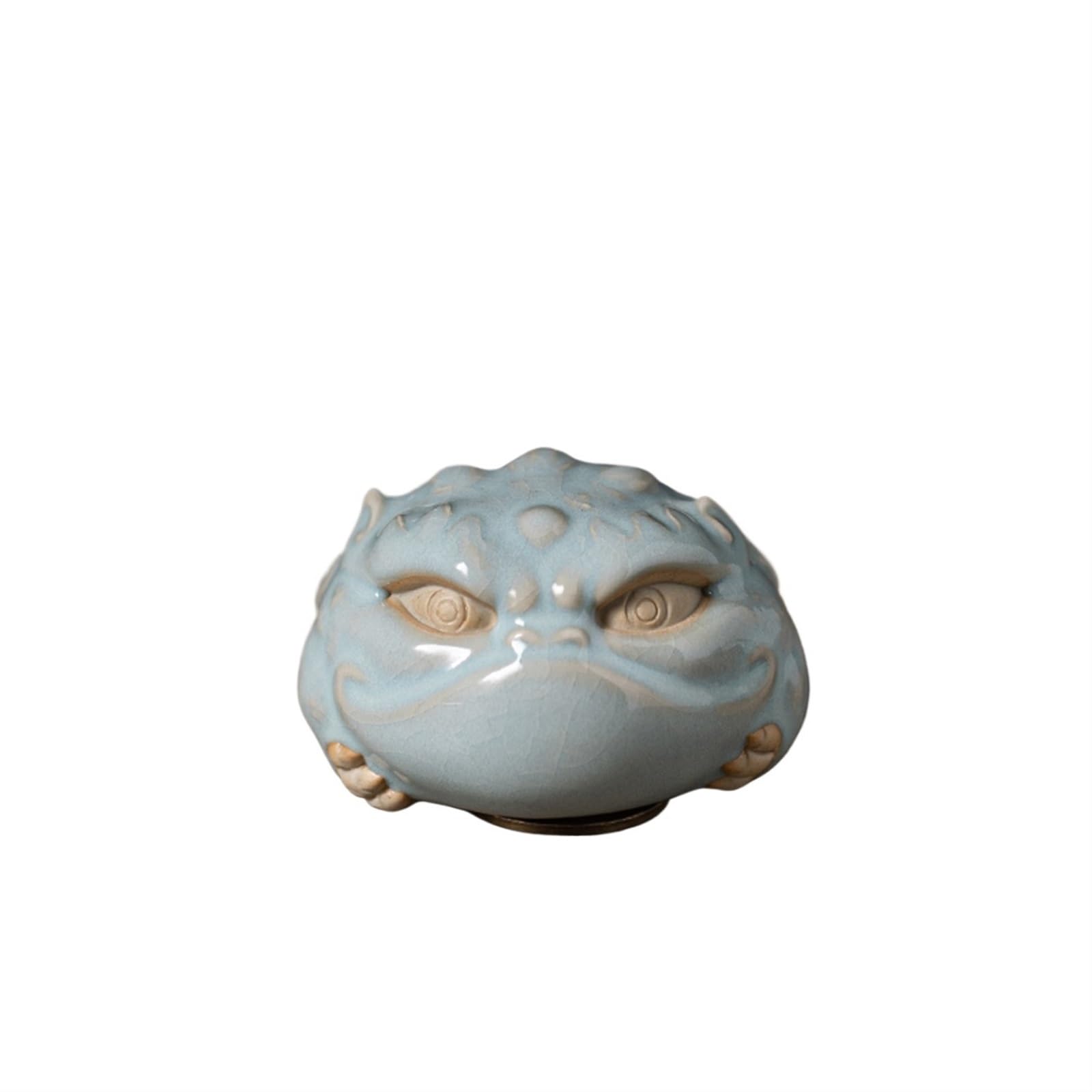 Figurka Boskiej Bestii Ceramiczna Herbata Zwierzę Biurko Ozdoba, Prezenty Dekoracji Stołu Herbaciarni(D)