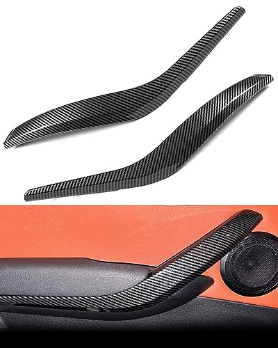 SHSBSCAR Para BMW X1 E84 2009-2015 Manija de la puerta cubierta de repuesto, lado izquierdo + lado derecho interior de la puerta agarrar la manija de la cubierta de la puerta apoyabrazos Bracket-Pair