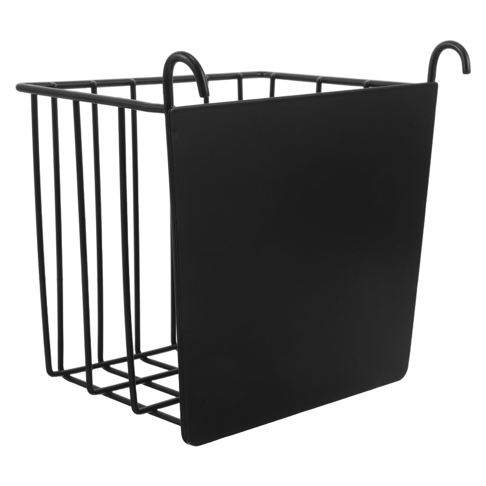 Râtelier à Foin pour Lapins et Cochons d'Inde en Acier Carbone Noir Support Suspendu Compact pour Cage Mangeoire Pratique et Solide pour Petits Animaux Distributeur de Foin