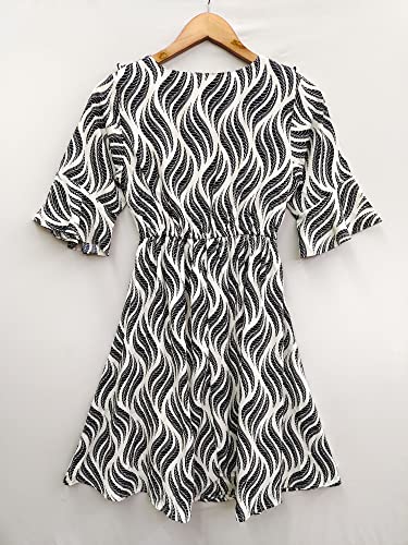 Image of DHRUVI TRENDZ Women's Knee-Length Dress | One Piece Dress for Women | Dresses for Women | Trendi Dress for Women | Dress