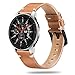 Produktbild Fintie Echtleder Armband kompatibel mit Galaxy Watch 46mm / Gear S3 Frontier/Gear S3 Classic/Huawei Watch GT Smartwatch - Uhrarmband aus Premium Echtleder Ersatzband mit Edelstahlschnalle, Braun