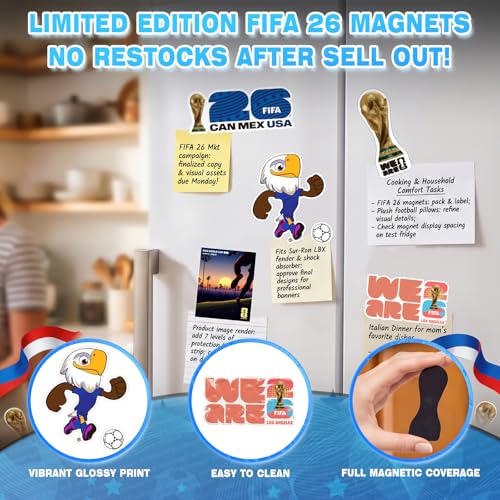 Imán decorativo FIFA World Cup 2026 oficial miniatura 3