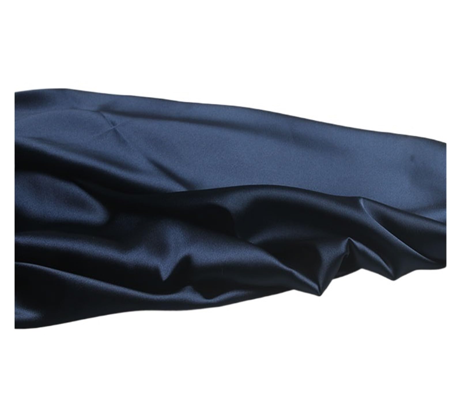 Tissu satiné polyester anti-plis au mètre pour réussir facilement doublure et robe fluide