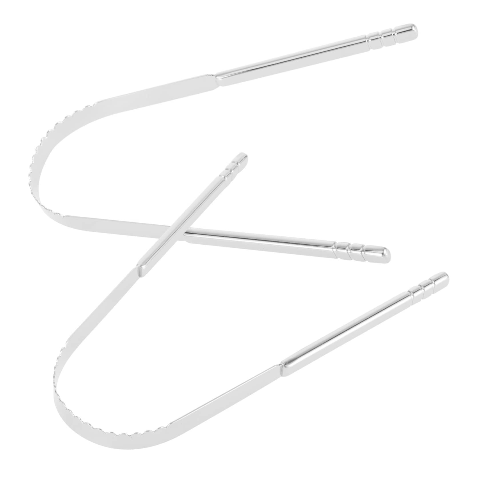 Healvian 10 Pezzi raschietto per lingua portatile tongue scraper pulisci lingua per bambini strumenti professionali forniture per l'igiene orale raschietti lingua a forma di U maggiore