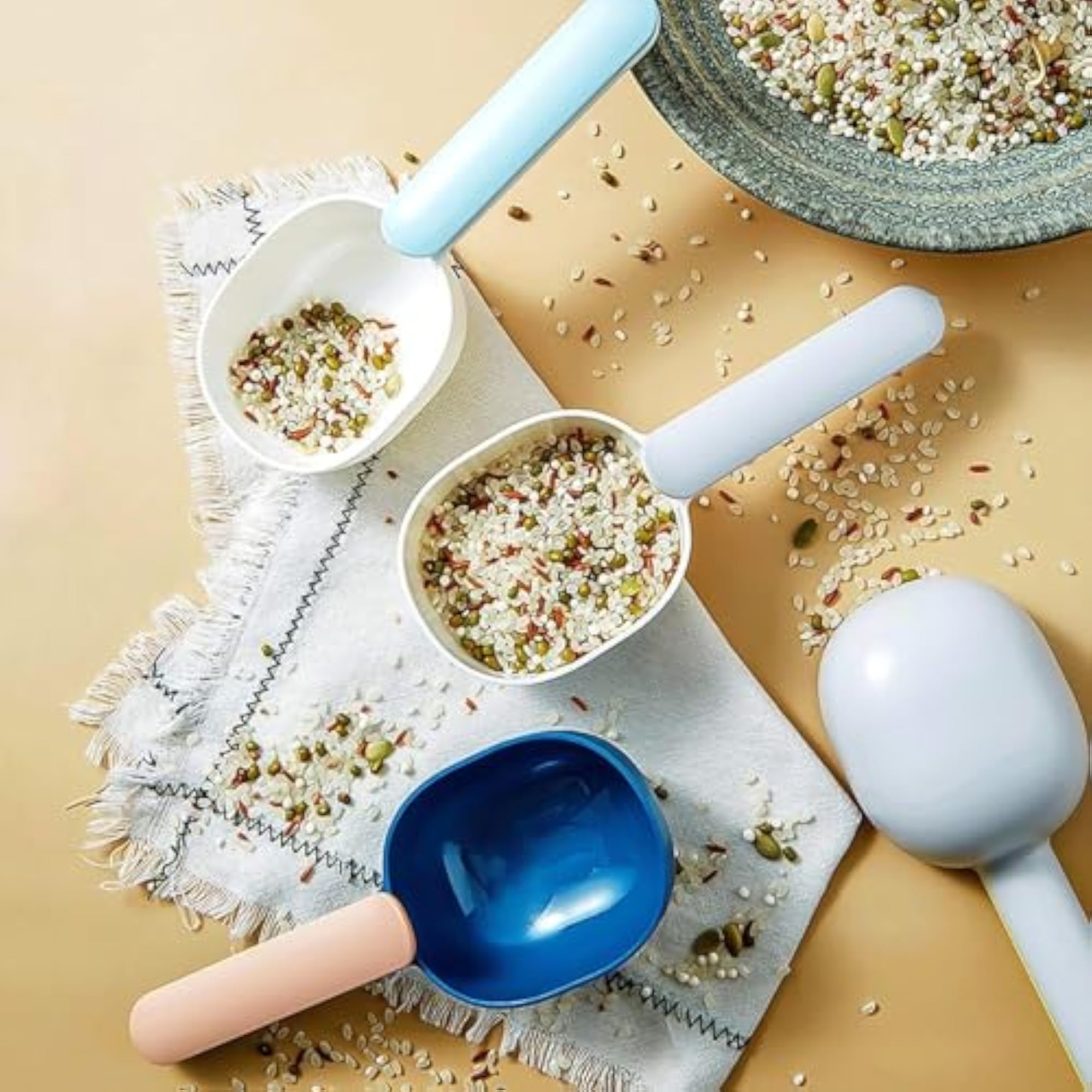 Plastic Measuring Spoon, Large Flour Scoop for Kitchen