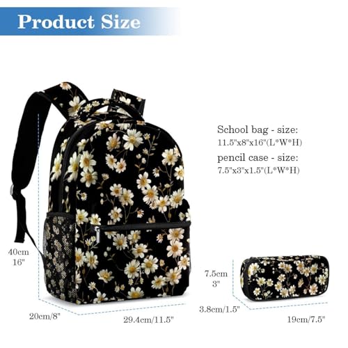 Sac à dos polyvalent avec compartiment ergonomique et imprimé fleuri Large - 2