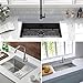 Derlights 30 inch Sink Splash Guard Mat,Silicone Faucet Handle Drip Catcher Tray, Longer Silicone Sink Mat for KitchenBathroom, Drip Protector Splash Countertop (gray)