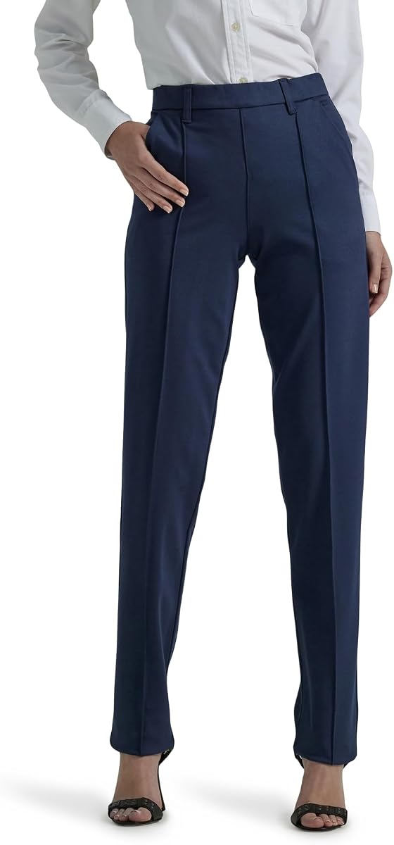 Lee Ultra Lux Comfort Any Wear Pantalón de pierna recta para mujer