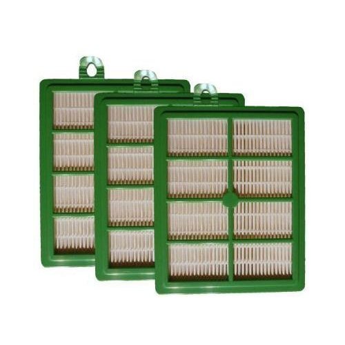 (3) Generic Three Electrolux Eureka Sanitaire H12 HF1 Upright/Canister Pleated Hepa Filter Aptitude, Harmony, Oxygen, Oxygen Ultra, Sanitaire System Pro, Eureka, Whirlwind, Cyclonic, Europa Power Team, Excalibur Home Cleaning System, H13 SP012 H12 60286A EL012W EL020 EF26 VF15