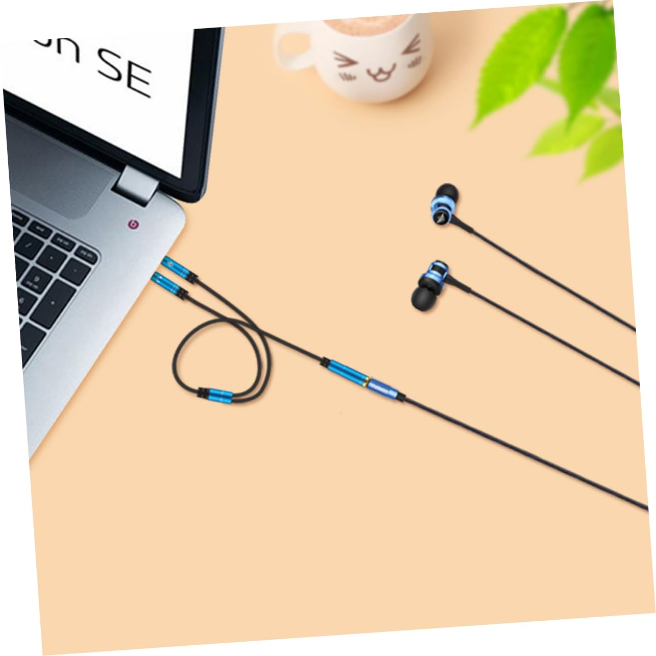 Gadpiparty 10piezas Cable Divisor De Audio para Auriculares y Micrófono Conector Doble para Ordenador Diseño Compatible Equipos De Audio