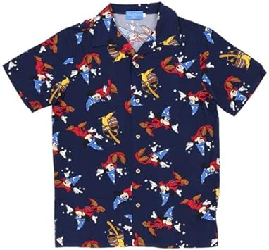 Amazon Co Jp ミッキーマウス アロハシャツ 東京ディズニーリゾート限定 ファンタジア ディズニー グッズ お土産 S 服 ファッション小物