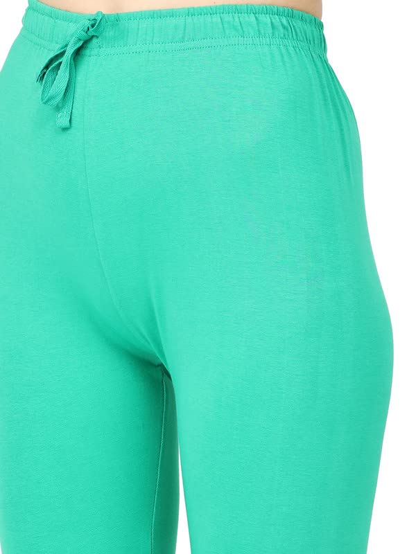 Image of Robinbosky Cotton Churidhar Leggings for Women - Stylish, Stretchable & Flattering Fit for All-Day Comfort