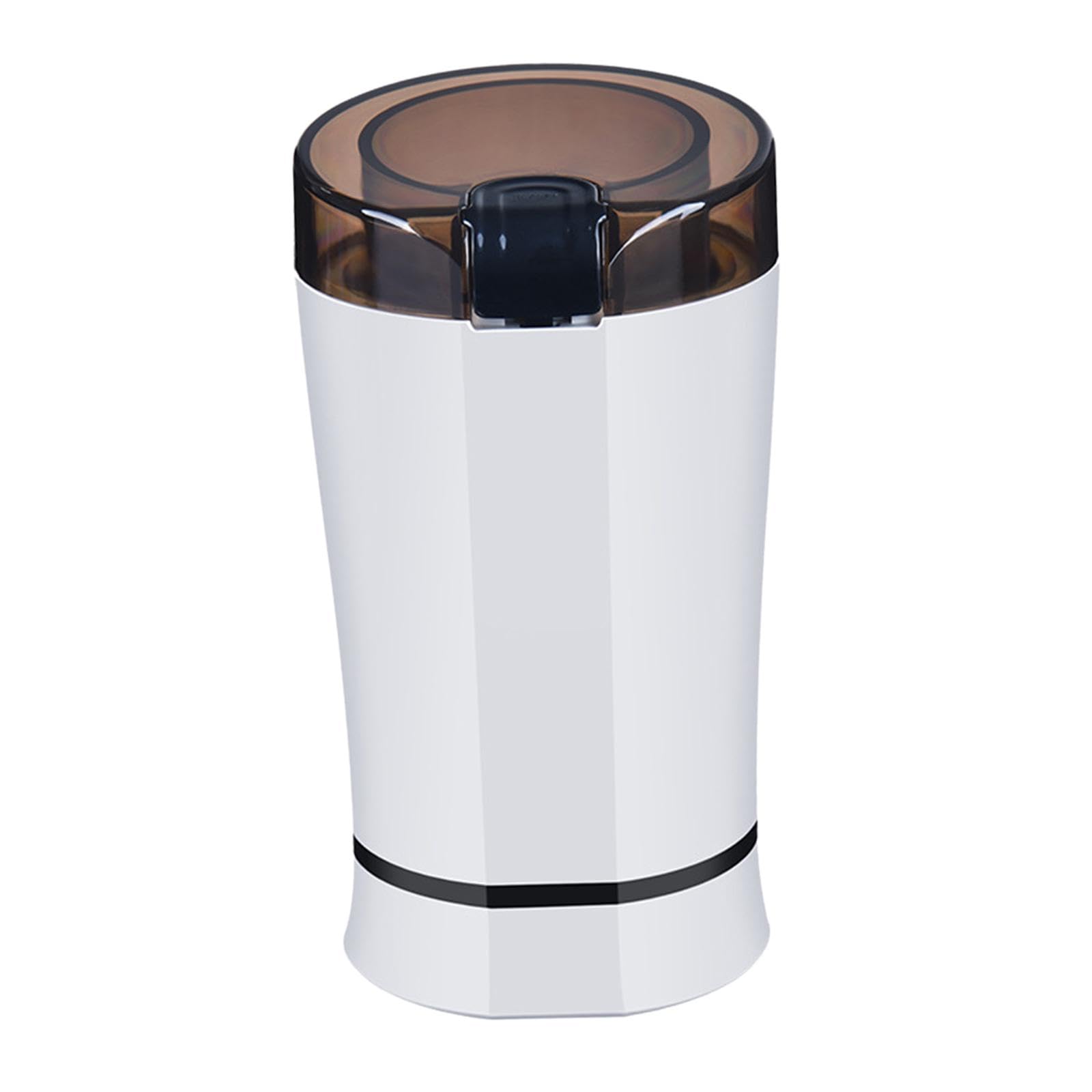 Electric Coffee Bean Grinder Grain Beans Mill Espresso | Electric Coffee Bean Grinder Grain Beans Mill Espresso with Brush White 304 Stainless Steel 50Ml-image-26